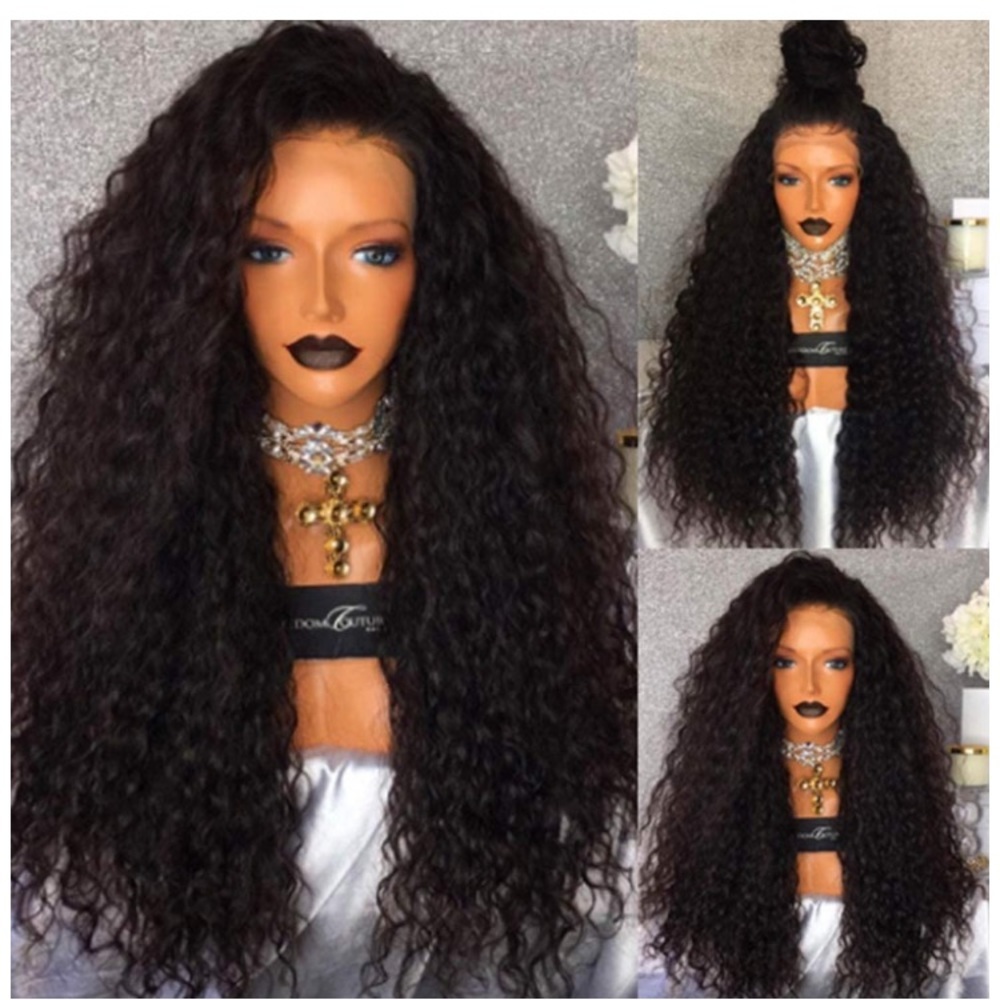 24inch Long Curly Lace Front Wigs
